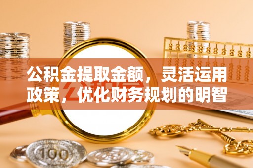 朔城公积金提取金额，灵活运用政策，优化财务规划的明智选择
