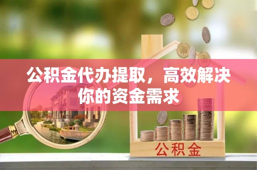 朔城公积金代办提取，高效解决你的资金需求